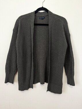 American Eagle Olive Green Knit Cardigan